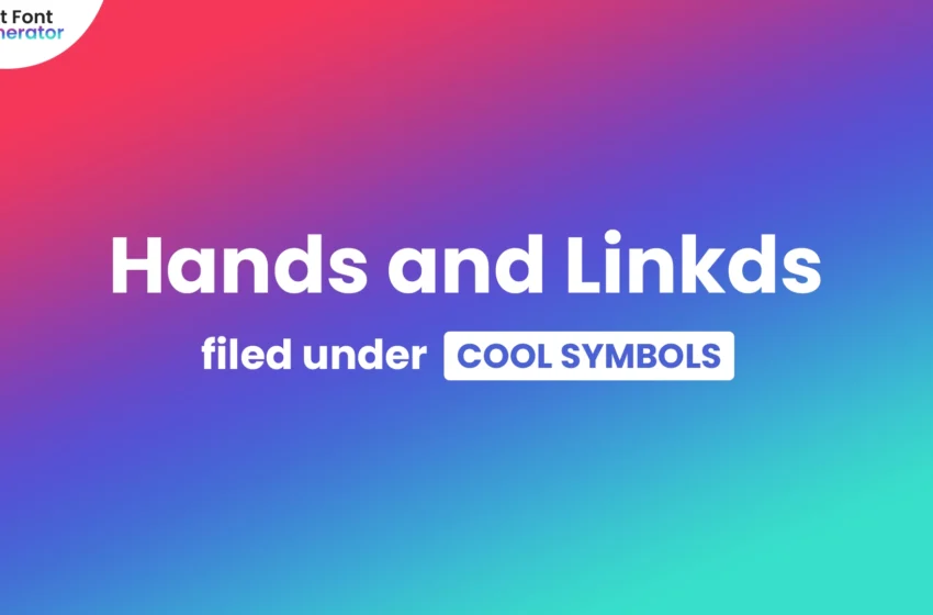 Hands and Limb Symbols