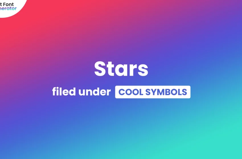 Star Symbols