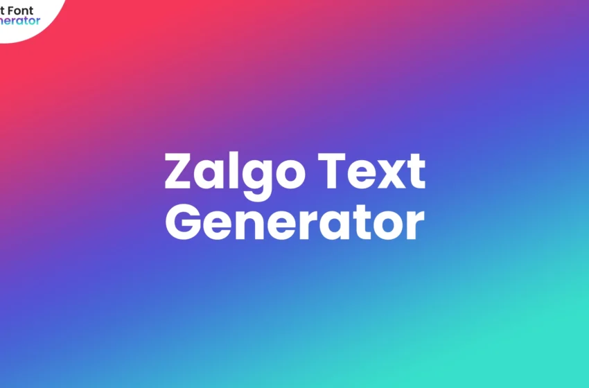  Zalgo Text Generator